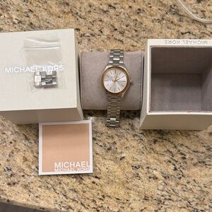 Michael Kors Two-Tone Silver and Gold Watch